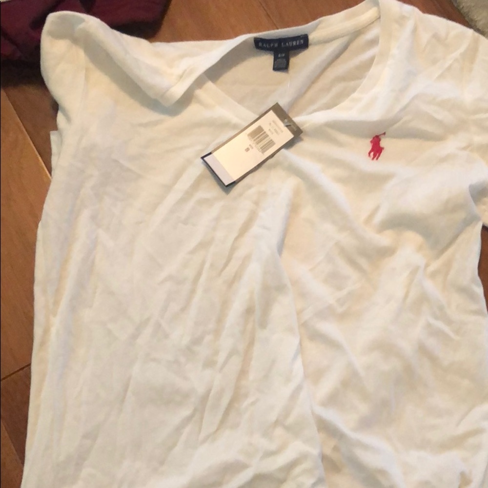 Ralph Lauren white tee